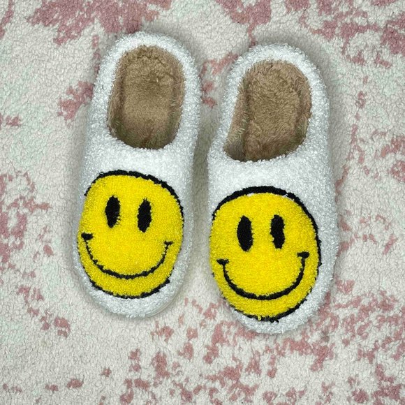 Altar'd State Smiley Face Slippers - Picture 2 of 4